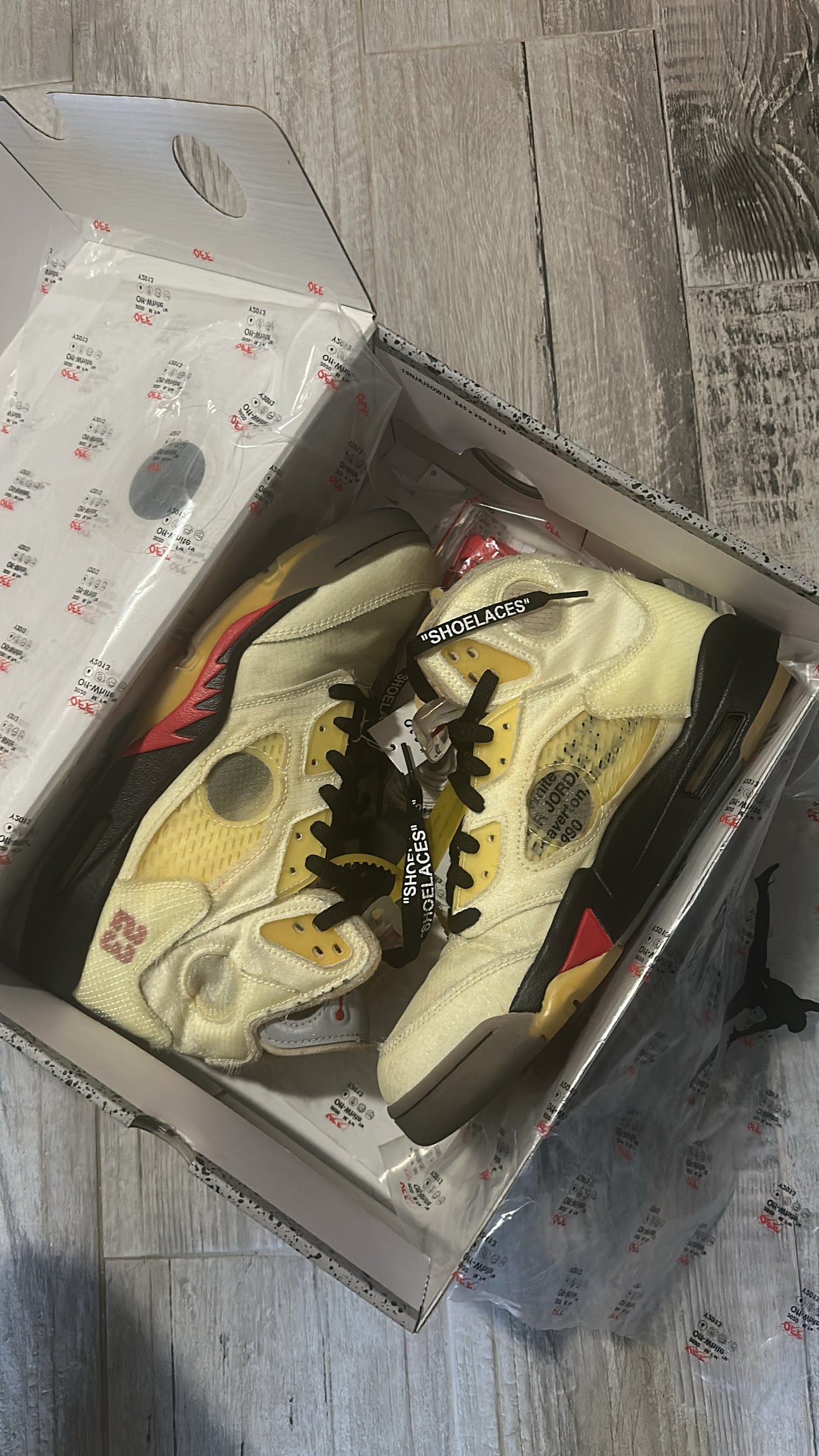 Jordan 5 Retro Off-WHITE Sail