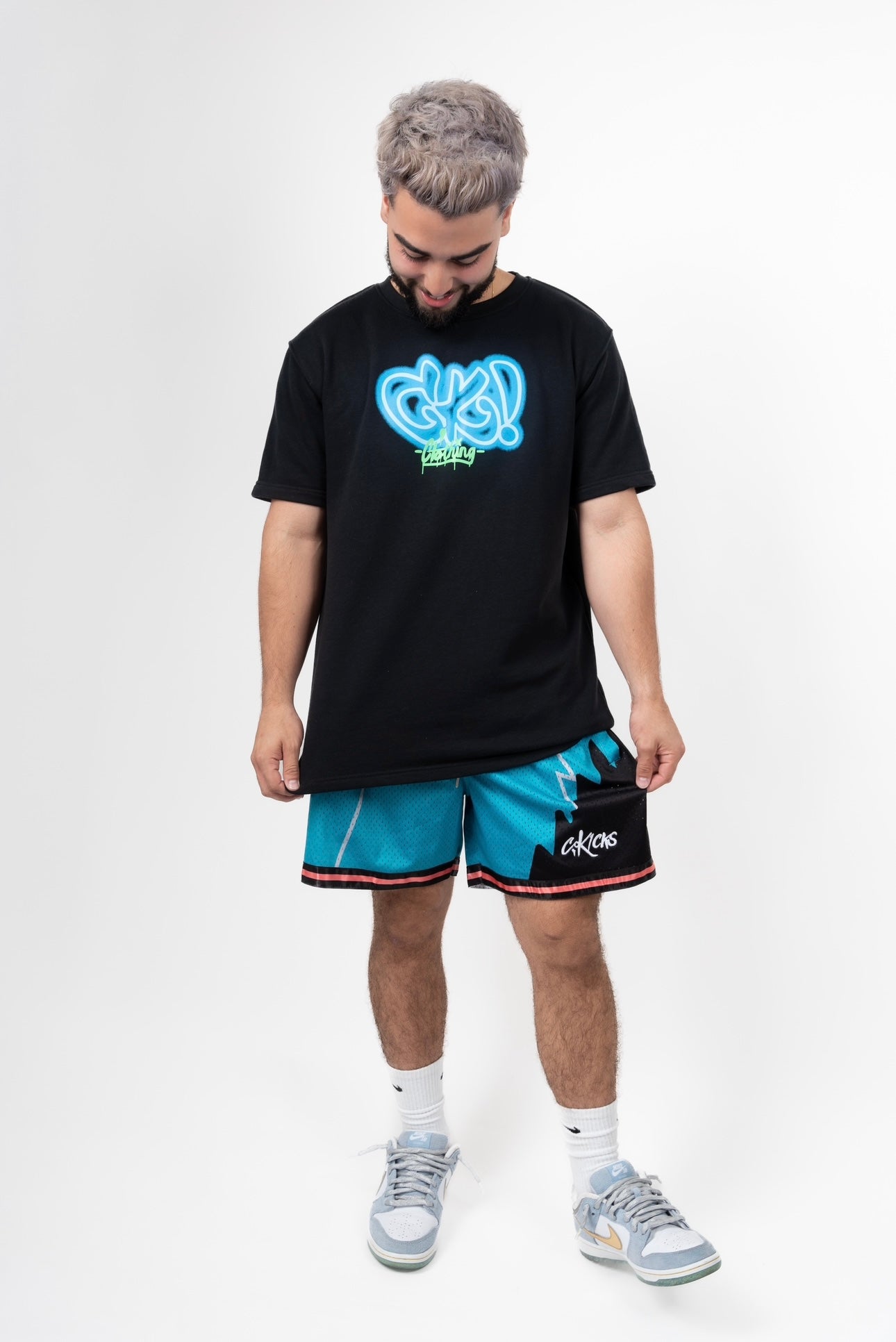 c.Kickss Teal Shorts