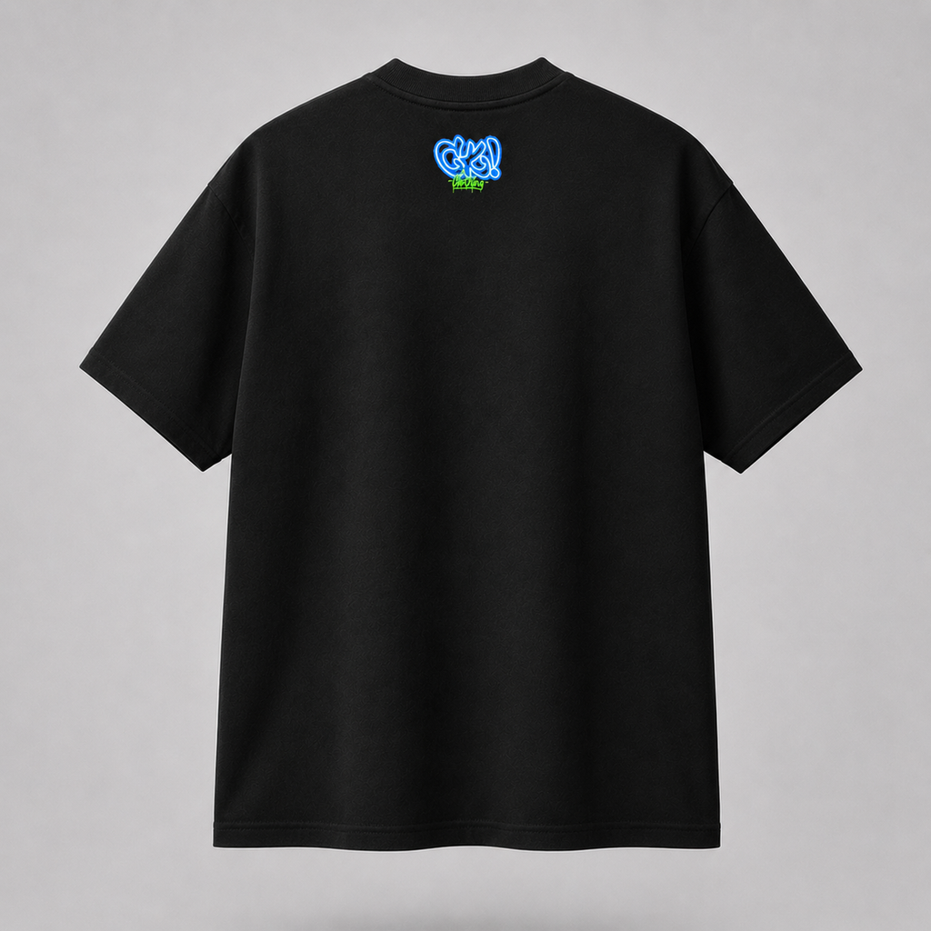 c.Kickss Black T-Shirt