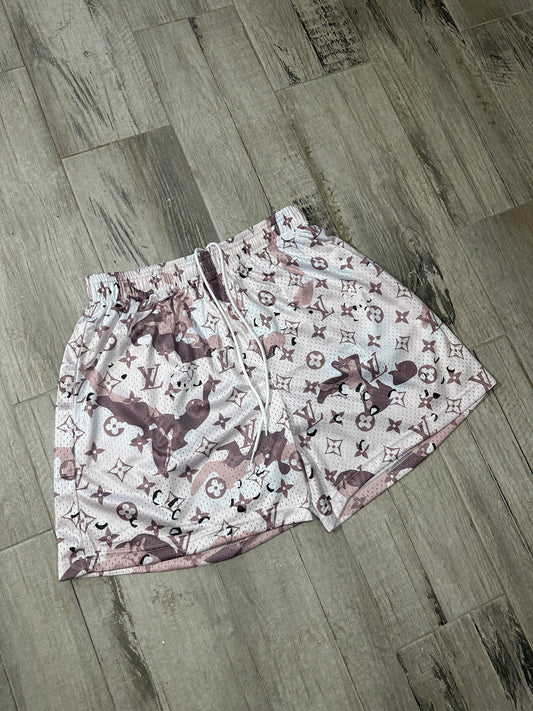 Mesh Shorts Custom LV