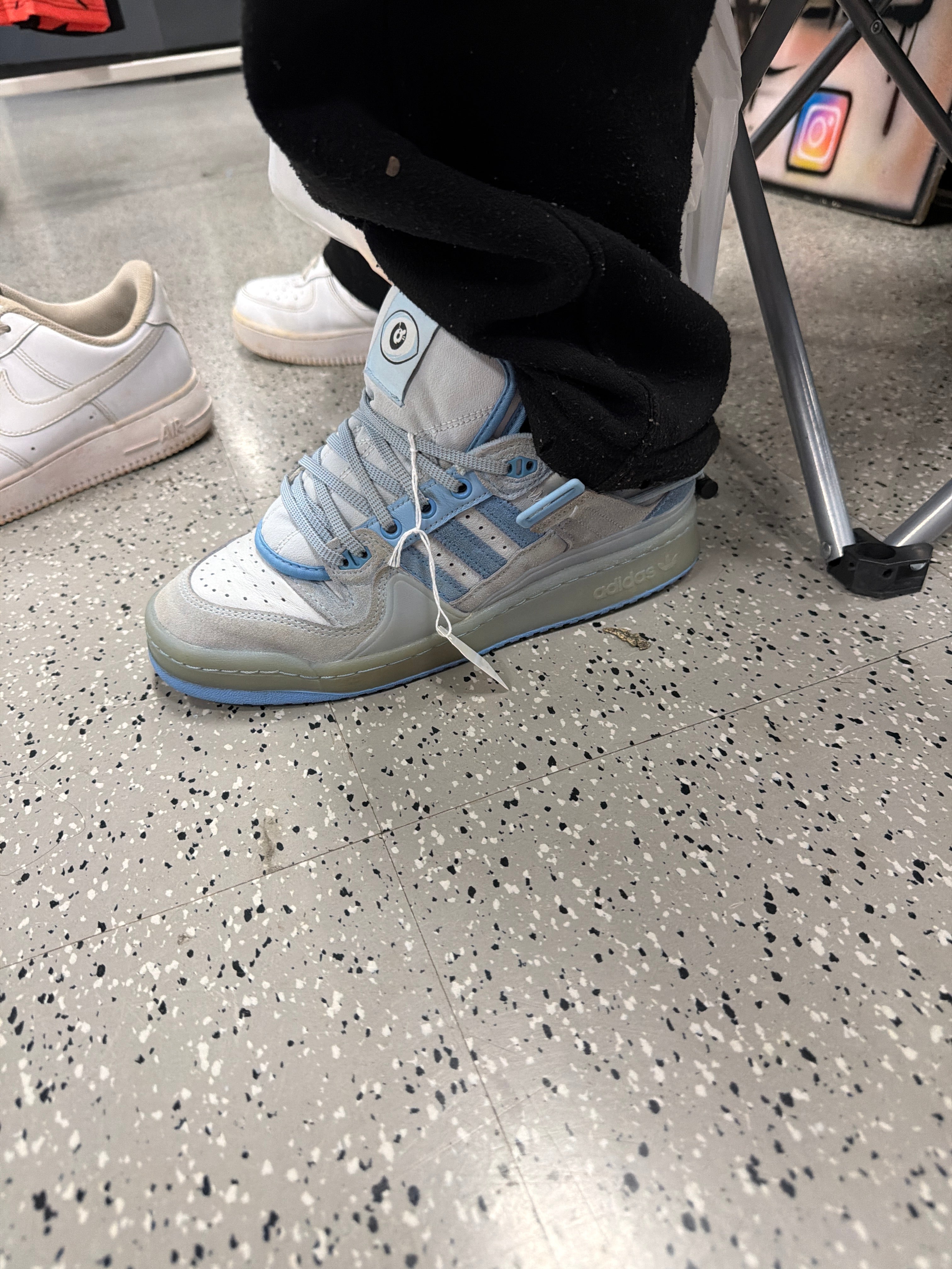Bad Bunny blue tint