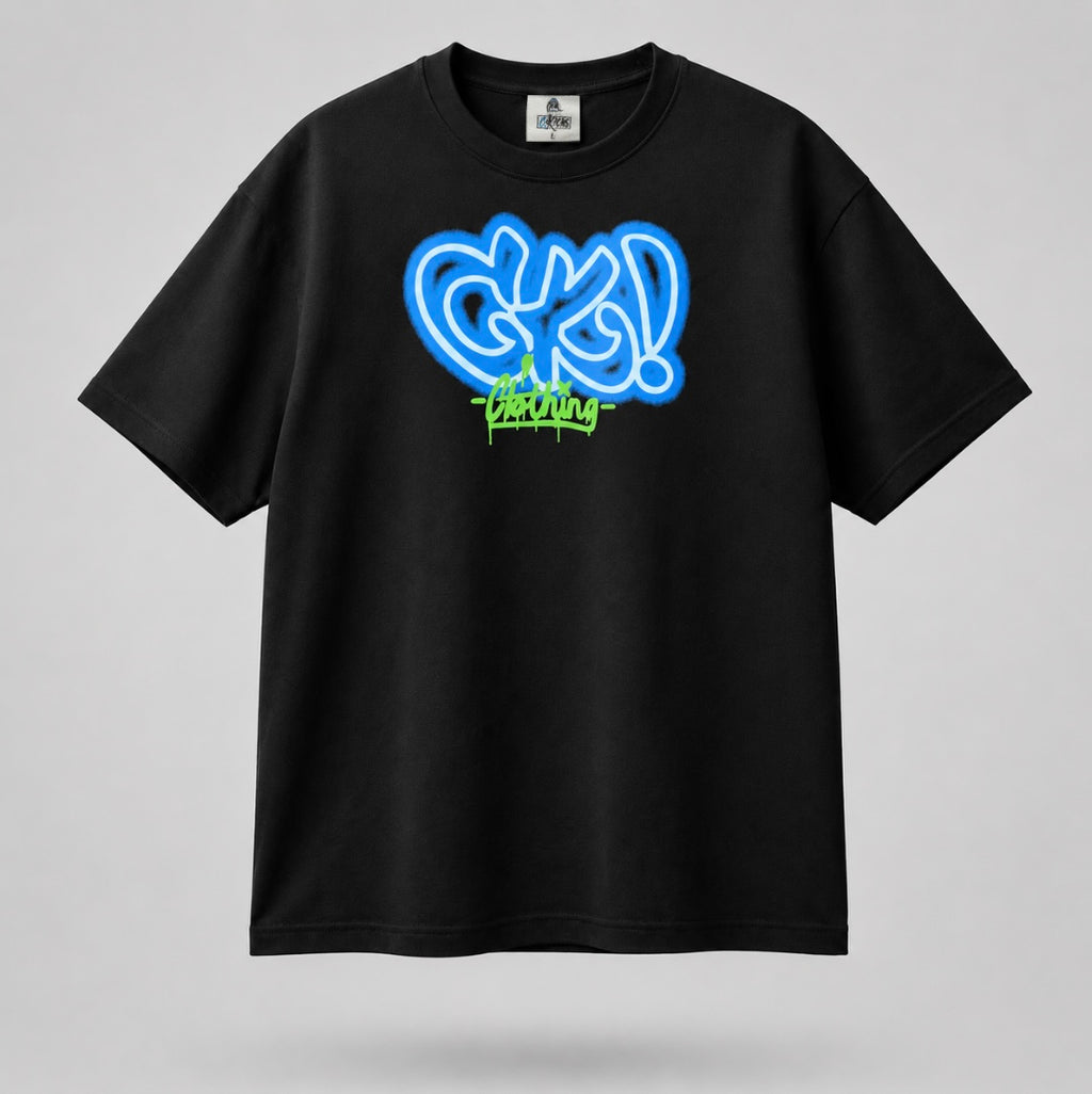 c.Kickss Black T-Shirt
