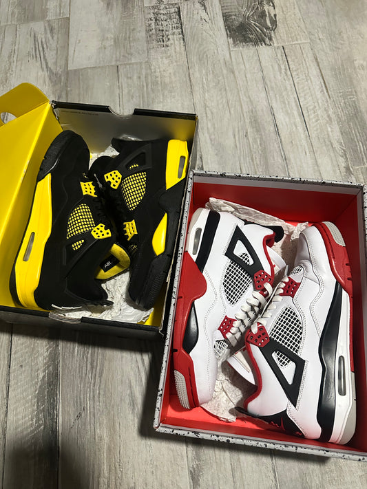 Jordan 4 Thunder & Fire Red