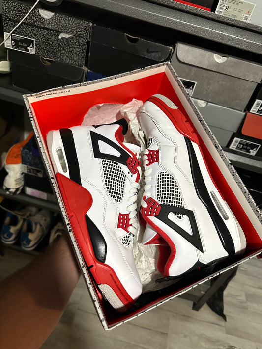 Jordan 4 Retro Fire Red